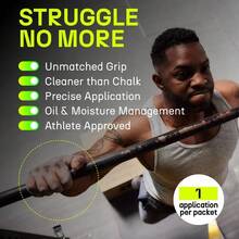 Grip Enhancer - Premium Chalk Less Mess Hand Chalk Weightlifting, Powerlifting, Yoga, Gaming, Climbing, And More, Long-Lasting Reliable - 0.3 Gram (5 Pack) - View 4