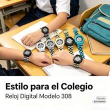 Couple Digital Watches - Black and White - View 3