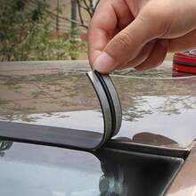 Car Windshield Windproof & Waterproof Cover, 14mm/19mm T-Shaped Adhesive Rubber Sealing Strip, Automatic Sunroof Sealing Gasket, Front & Rear Windshield Decorative Anti-Leak Soundproof Wind & Rain Strip, Rubber Self-Adhesive Car Dustproof Waterproof For Cars, Trucks, SUV/RVs - T-type Roof Windshield Rubber Seal - View 5