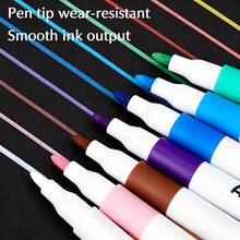 1 Box Acrylic Art Markers, Suitable For Art Painting, Waterproof And Quick Drying, Ideal For Students, Teachers And School Use, Randomly Shipped New And Old Versions - Multicolor - View 3
