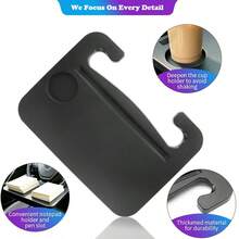 Multifunctional Car Steering Wheel Tray, Portable Car Laptop Desk With Cup Holder, Universal Steering Wheel Table For Dining, Writing, Office, Travel Car Interior Accessory - A - View 11