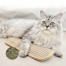 1pc Natural Jute Cat Kicker Toy, Fillable With Organic Catnip, No Shedding Scratch Pad. This Interactive Chewing Hunting Toy Is Perfect For Kittens To Grind Teeth, Relieve Boredom And Reduce Stress, Specially Designed For Indoor Cats. - Multicolor - View 9
