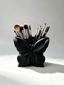 1 buah Tempat Kuas Makeup Bentuk Kupu-kupu, Organizer Meja dan Tempat Pena Estetik yang Lucu, Dekorasi Penyimpanan Meja Kreatif, Cocok untuk Meja Rias, Kantor, Rumah, Ruang Kerja, Hadiah untuk Pecinta Makeup - MultiWarna - View 9