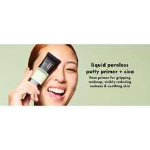 E.L.F.Liquid Poreless Putty Primer + Cica| Face Primer For Gripping Makeup, Visibly Reducing Redness & Soothing Skin, Vegan & Cruelty-Free - Original - View 8