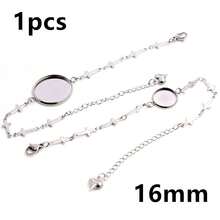 1 Piece 12-20mm Inner Size Crafts Stainless Steel Bangle Bracelet Cabochons Blank Base Tray Setting DIY Jewelry Making Accessories - Bracelet Display Stand - View 10