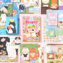 JotBox Twilight Hour Fluffy Moment Conjunto de Pegatinas de Planificador Artístico Vintage de Dibujos Animados Lindos para Decoración de Diarios - Momentos peludos - Ver 12