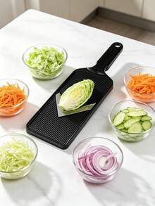 1 Piece Manual Vegetable Slicer, Portable Handheld Cabbage Shredder, Multifunctional Kitchen Cutting Tool For Cabbage, Onion, Cucumber, Ideal For Christmas, Halloween, Home Cooking, Picnic, Party, Outdoor Food Preparation - Multicolor - View 6