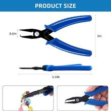 QIAO Open Ring Pliers, Jewelry Making Tool For Opening Open Rings And Connecting Rings; Jewelry Pliers Specifically Designed For Bracelets; Beading DIY Handmade - Multicolor - View 3