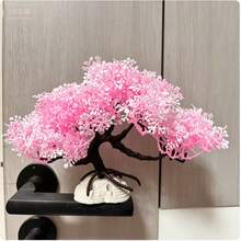 Aquarium Cherry Blossom Tree Ornament, Artificial Snow Scene Tree Decoration, Suitable For Freshwater And Saltwater Fish Tank Background Decoration, Fish Hiding Cave Habitat, 2026 New Model - A - View 2