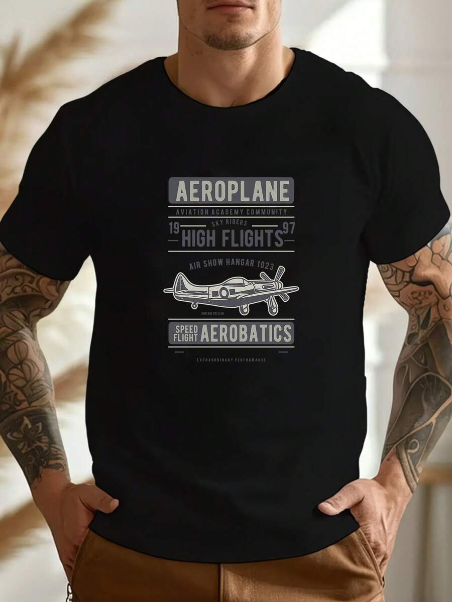 Camisetas de hombre - Negro - Ver 1