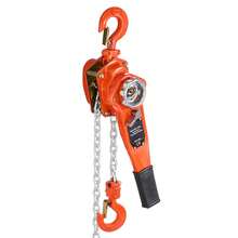 Manual Lever Chain Hoist, 3/4T 1650LBS Capacity Heavy Duty Come Along, 20FT Lift G80 Alloy Steel Chain With Dual Pawl Mechanical Brake,360°Rotating Hooks, For Warehouse Construction Garage - Multicolor - View 5