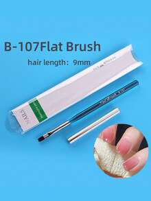 Professional Nail Art Brush Clear Blue Acrylic Handle Liner Drawing Painting Dotting Design Tool Kit For DIY Manicure - Baby Blue - View 20