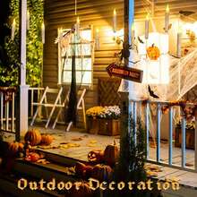 Lilin Terapung Tanpa Api dengan Tongkat Ajaib dan Kontrol Jarak Jauh, Lampu Hangat Berkedip Kerucut LED, Dekorasi Halloween, Lilin Gantung Ajaib untuk Rumah, Cocok untuk Halloween, Natal, Pesta Ulang Tahun, Pengoperasian dengan Kontrol Jarak Jauh, Penempatan Bebas, Baterai Tidak Termasuk - Putih - View 2