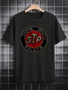Men Sports Tees & Tanks - 黑色 - 查看 6