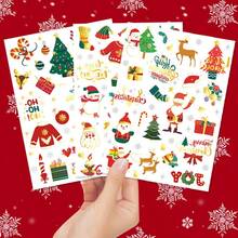 The Grinch The Green Monster Christmas Stickers For Luggage, Laptop, Skateboard, Waterproof Decorative Decals, Christmas Decoration, Perfect For Parties And Birthdays, Ideal For Holiday Decor And Photo Props - A - View 4