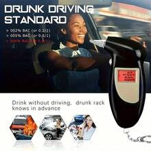 2026 New Portable Digital Alcohol Detector - With LED Display - Accurate Alcohol Content Detection, Ideal Choice, Easy To Use, Convenient To Carry - (Battery Not Included) - Black - View 7