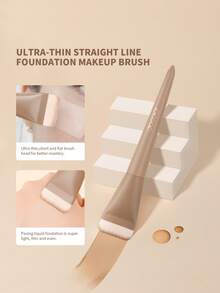 docolor Ultra-Thin Foundation Brush, Instant Spray-Like Makeup Effect, Seamless And Flawless Application, Super Soft And Dense Bristles, Perfect Blending, Creates Smooth And Natural Makeup Look, No Waste, No Streaks, Only Perfect Skin - Brown - View 7