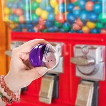 2/6/10/20pcs Round Fillable Balls For Vending Machines Clear Plastic Capsules For Party Favors DIY Crafts And Decorative Use - Multicolor - View 5