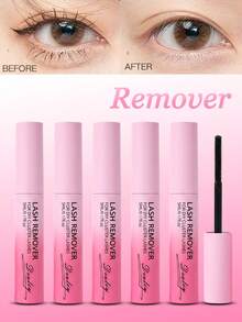 Desliy Eyelash Remover 5/4/3/2/1pcs Lembut Berbasis Minyak Cepat Larut DIY Ekstensi Bulu Mata Ramah untuk Pemula Cocok untuk Semua Jenis Kulit Penghapus Bulu Mata Penghapus Lem Bulu Mata Pelarut Lem Bulu Mata - Berwarna merah muda - View 1