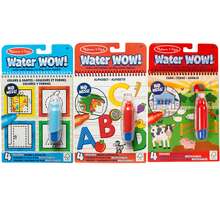 Melissa & Doug & Doug Portable Water Wow! No-Mess Coloring Book, Reusable Water-Reveal Activity Pad, Letters, Colors & Shapes, Farm Travel Toy, Party Favor, Suitable For 3+ Toddlers & Children - FSC Certified - Multicolor - View 2