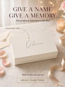 Personalized Bridesmaid Invitation Gift Box - Customized Name Bridesmaid Keepsake, Luxury Minimalist Bridal Party Gift - Multicolor - View 1