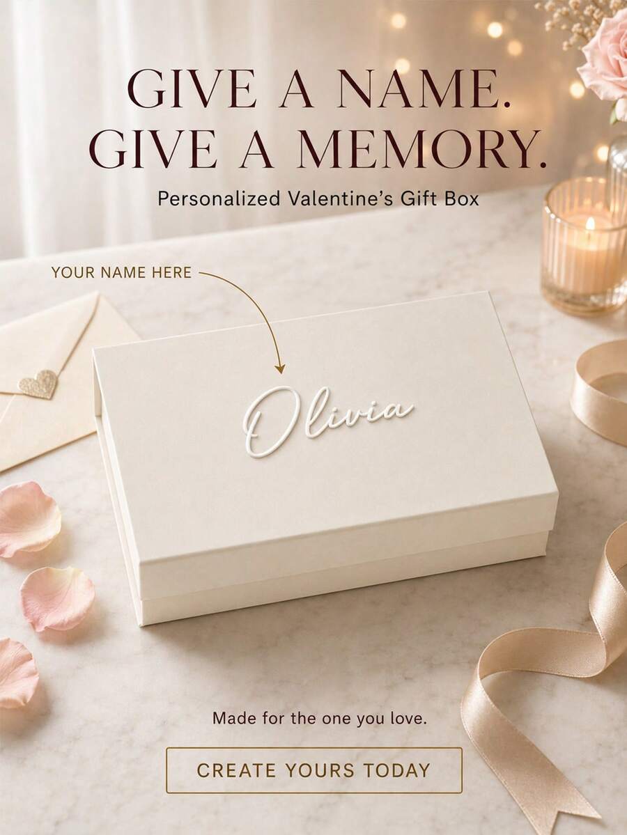 Personalized Bridesmaid Invitation Gift Box - Customized Name Bridesmaid Keepsake, Luxury Minimalist Bridal Party Gift - Multicolor - View 1