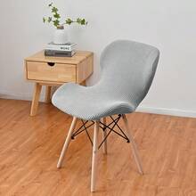 1pc Elastic Fleece Butterfly Chair Cover, Removable And Washable Furniture Chair Slipcover, Suitable For Dining Room, Kitchen, Home, Party Decoration - Seat Cover - View 13