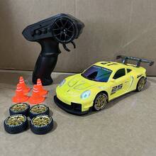 2.4GHz Remote Control Drift Race Car, Wireless High-Speed Motion Drift Car With LED Headlights And Chassis Lights, Realistic Racing Car Model Shock-Resistant Toy Car, Suitable As Birthday And Holiday Gift For Boys - Multicolor - View 17