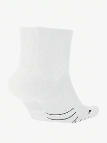 Nike MULTIPLIER Kaos Kaki Lari Olahraga Unisex (2 Pasang) SX7556-100 - SX7556-100 - View 2