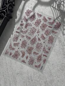 Halloween Jelly Nail Stickers, Star Spider Web Holographic Gothic Self-Adhesive Nail Decals Versatile DIY Manicure Decor - Multicolor - View 10