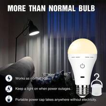 2pcs Smart Remote Control LED Bulbs, Large Capacity Battery, Long Lasting, With Remote Control, Rechargeable LED Bulbs, Detachable, Ambient Light, Table Lamp, Wall Lamp, Ice Hockey Light, Emergency Light, 3 Color Lights, USB Charging LED Bulbs With Hook - Portable High Brightness, Suitable For Bedroom, Living Room, Compatible With Remote Control, Suitable For Various Lighting Fixtures, Outdoor, Camping, Multiple Colors And White - Multiple Styles - View 5