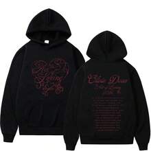 Olivia Dean Art Of Loving Album Tour 2026 Graphic Hoodie Men Women Vintage Sweatshirt Long Sleeves Loose Casual Fashion Pullove STMJ - White - View 3
