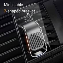 1pc Car Air Vent Phone Holder Mini Stable Magnetic Mount 7-Shaped Bracket Universal High Quality - Air Outlet - View 12
