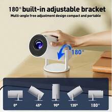 F200 Mini Projector, 1080P Supported Portable Home Theater Projector, WiFi Bluetooth Video Projector For Home Cinema Outdoor Movie - Hy300 - View 9