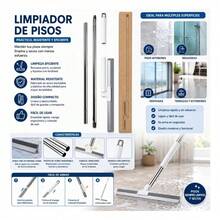 3-In-1 Adjustable Window Cleaner Mop With Extendable Handle - A - View 6