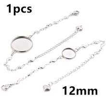 1 Piece 12-20mm Inner Size Crafts Stainless Steel Bangle Bracelet Cabochons Blank Base Tray Setting DIY Jewelry Making Accessories - Bracelet Display Stand - View 16