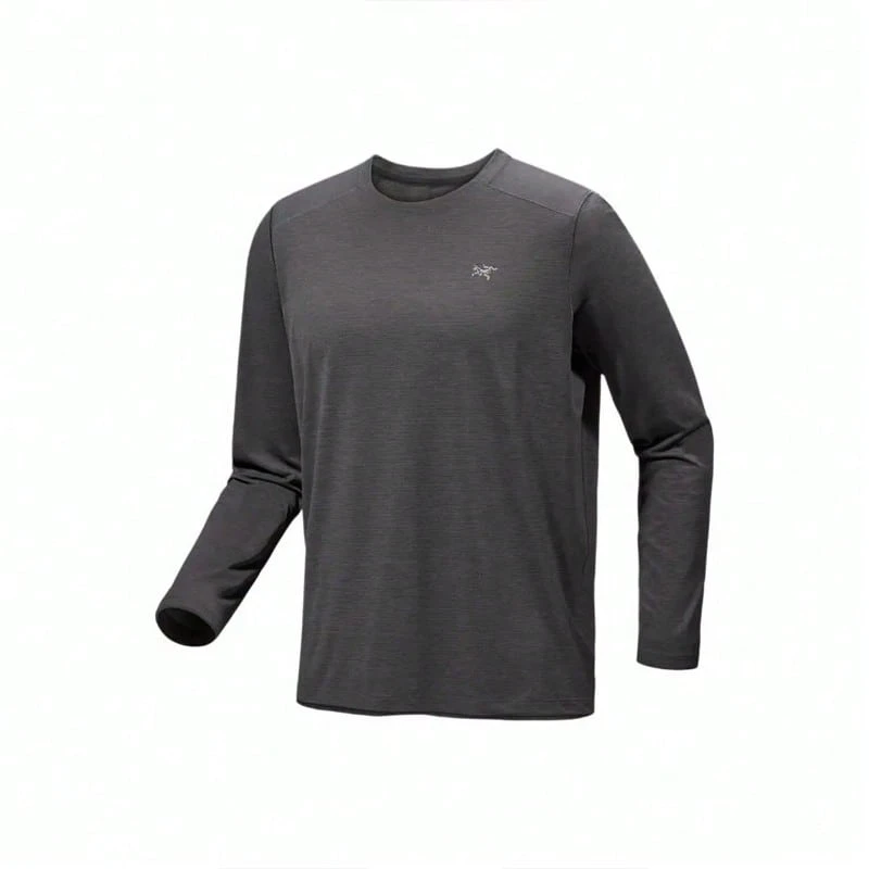 Arc'Teryx 男款長袖 T 恤 X000009719 - 黑色X000009719-黑麻灰 - 查看 1