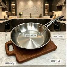How To Make Non-Stick Stainless Steel Frying Pan/Wok: Preheat The Empty Pan For 1-2 Minutes (Pour In A Drop Of Water, When It Shows Water Droplets Rolling, It Means Preheating Is Successful, Control The Time Yourself, Don't Overheat It, Otherwise It Will Be Dry Burning), Then Add Cooking Oil, When The Oil Forms Oil Patterns In The Pan, Use Medium-Low Heat, You Can Freely Fry, Sauté And Stir-Fry, Control The Heat Yourself - View 8