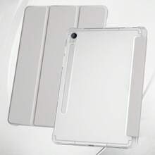 DANYCASE 軟質保護殼 附筆筒設計 適用 A8 A9 A9+ S9/S9FE S10lite S9+ 半透明磨砂背蓋 - 灰色-半透明磨砂款 - 查看 8