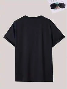 Graphic Tees Mens Funny T-Shirts Drag Racing Automotive ToP - 黑色 - 查看 3
