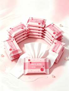 1pc Mini, Portable, Nonwoven Fabric Wet Wipes ,Suitable For Daily Cleaning(Used For Item Cleaning, Not For Body Part Cleaning) - Multicolor - View 5