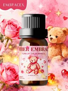 EMBRACEX. 1 Bottle 10ml Amber Romantic Essential Oil, Valentine's Day Oil, Warm Fragrance, Valentine's Day Gift, Gift For Women. Amber Romantic Premium Fragrance Oil - Suitable For Candles, Soap Making, Aromatherapy, Diffusers, Home Care And Humidifiers. Top Notes: Sweet Orange, Lemon, Bitter Orange Leaf; Middle Notes: Violet, Jasmine; Base Notes: Thyme, Oakmoss, Pine Resin - 琥珀浪漫 - 查看 1
