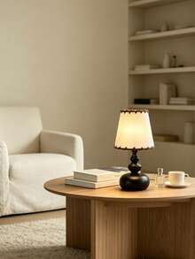 1 buah Lampu Meja Dekoratif Minimalis Premium Kreatif Retro Gaya Ins Modern Bertenaga USB, Cocok untuk Dekorasi Kamar Tidur, Samping Tempat Tidur, dan Meja. - Hitam - View 5