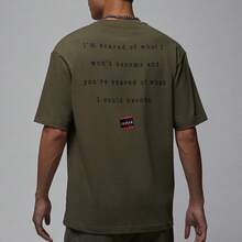 Nike Authentic JORDAN Kaos Lengan Pendek Pria Bernapas Tahan Lama untuk Aktivitas Luar Ruangan HV5047-222 - HV5047-222 - View 2