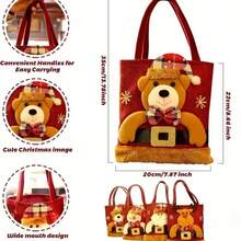Christmas Decoration Christmas Eve Gift Bag Candy Gift Bag Doll Tote Bag Christmas Party Gift Bag - Multicolor - View 6