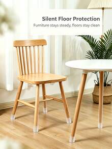 24-1pc Non-Slip Chair Leg Caps, Table & Chair Protection Covers, Furniture Leg Pads, Chair Leg Protectors, Non-Slip Chair Leg Cushions, Quiet Table & Chair Covers, Suitable For Living Room/Bedroom/Study, Noise Reduction Essential, Perfect Housewarming Gift - Multiple Styles - View 7