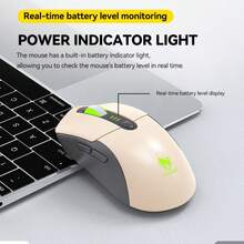 T-WOLF Gaming Keyboard And Mouse Set Wireless Bluetooth Dual Mode Keyboard Mouse RGB Backlit Custom Gaming 104-Key Keyboard 6-Button Wireless Backlit Mouse - View 9