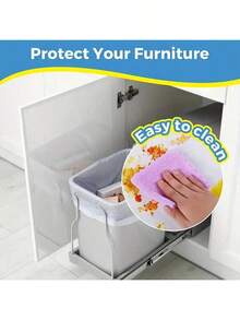 PP Static Self-Adhesive Wall Sticker (1 Roll) - Waterproof & Oil-Proof, Glue-Free Design, Removable & Reusable - Suitable For Kitchen Oil-Proof Wall, Easy To Clean, No Residue, Kitchen Accessories. Decorative Material Wallpaper Wall Decor Sticker - Transparent - View 4