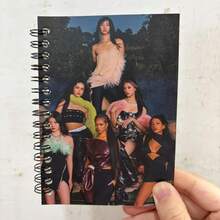 KATSEYE Y2K Girl Group Photo Spiral Notebook, 9 Different Group Cover Spiral Notebooks, International Girl Group Fan Merchandise, KATSEYE Denim / Magazine / Dark Mood Dual Cover Notebook, Six Members Full Group Photo Student Notebook Support Gift, Suitable For Classroom Notes, Fan Journal, Schedule Planning, Sticker Collage Background, Compatible With Offline Concert Support, Fan Circle Exchange, KATSEYE Global Fan Collection And Gift. - Multicolor - View 15