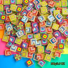 Bahan Mosaik Efek 3D Kaleidoskop Persegi 100/200g, Ubin Kaca Mosaik Multi-Pola Warna Gradien Dikirim Secara Acak, Cocok Untuk Dekorasi Rumah, Dinding, Kolam Renang, Inlay Tangga, Lanskap, Seni dan Kerajinan Tangan, Kerajinan Liontin Perhiasan - HFK-1 - View 8